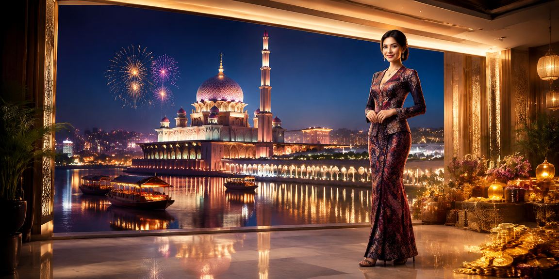 Platform hiburan kasino 802 dengan latar belakang batik Melayu di Putrajaya
